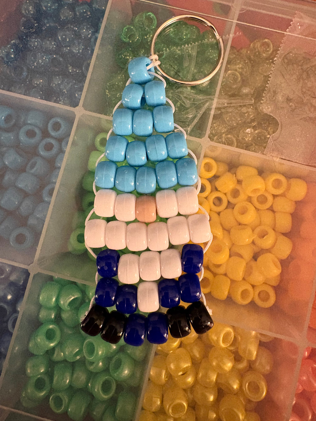 Rainbow gnome keychains collection