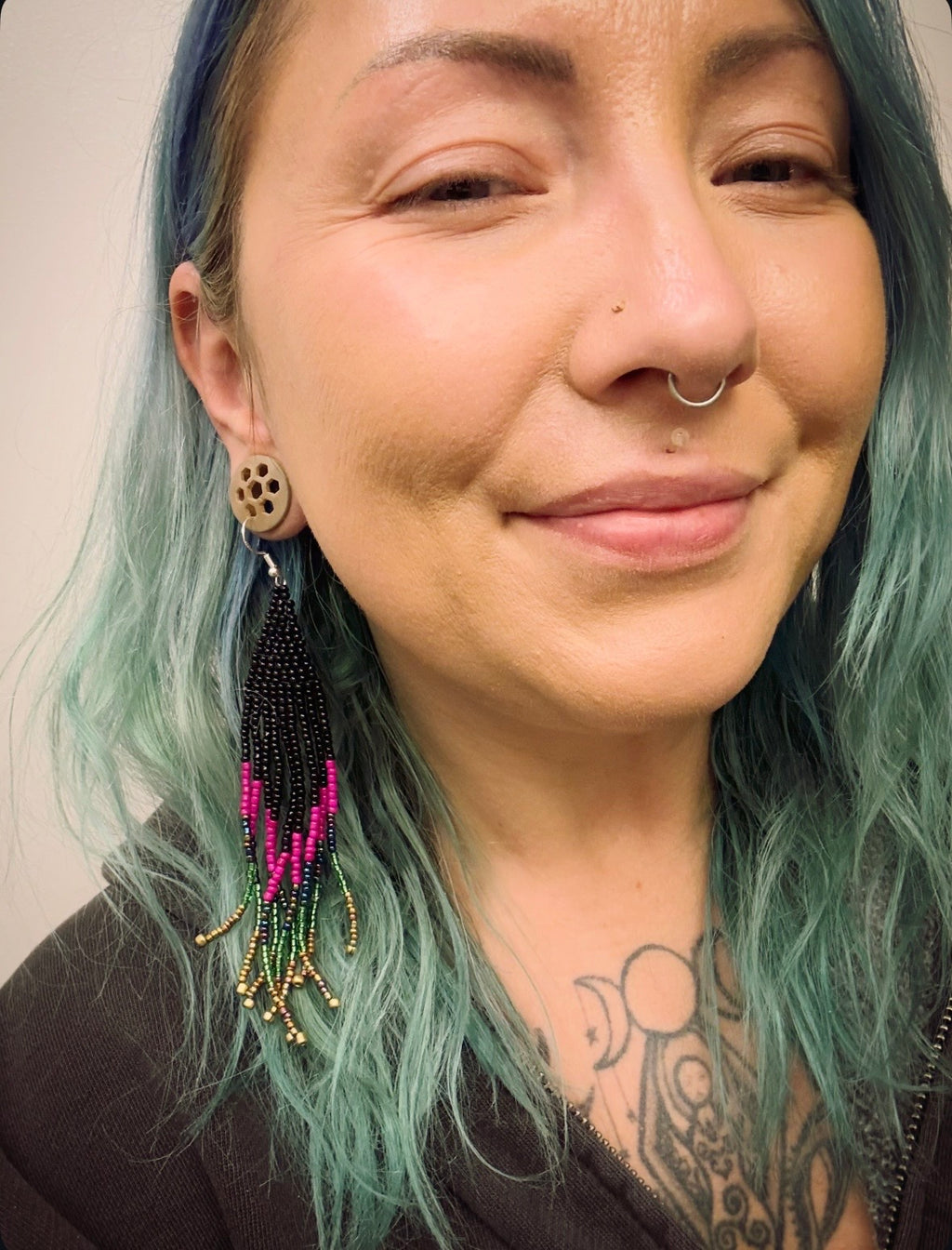 Summer Nights earrings worn lifestyle photo